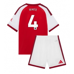 Arsenal Ben White #4 Heimtrikot Kinder 2026-27 Kurzarm (+ kurze hosen)