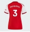 Arsenal Cristhian Mosquera #3 Heimtrikot Frauen 2026-27 Kurzarm Arsenal Cristhian Mosquera #3 Heimtrikot Frauen 2026-27 Kurzarm