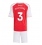 Arsenal Cristhian Mosquera #3 Heimtrikot Kinder 2025-26 Kurzarm (+ kurze hosen)