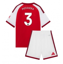 Arsenal Cristhian Mosquera #3 Heimtrikot Kinder 2026-27 Kurzarm (+ kurze hosen)