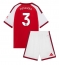 Arsenal Cristhian Mosquera #3 Heimtrikot Kinder 2026-27 Kurzarm (+ kurze hosen)