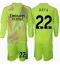 Arsenal David Raya #22 Torwart Heimtrikot Kinder 2024-25 Langarm (+ kurze hosen)