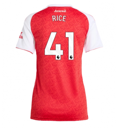 Arsenal Declan Rice #41 Heimtrikot Frauen 2025-26 Kurzarm Arsenal Declan Rice #41 Heimtrikot Frauen 2025-26 Kurzarm