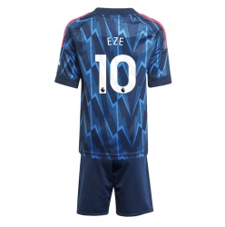 Arsenal Eberechi Eze #10 Auswärtstrikot Kinder 2025-26 Kurzarm (+ kurze hosen)