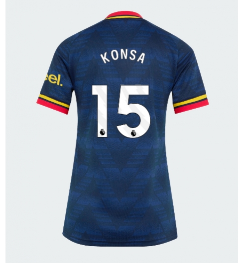 Arsenal Ezri Konsa #15 Auswärtstrikot Frauen 2026-27 Kurzarm Arsenal Ezri Konsa #15 Auswärtstrikot Frauen 2026-27 Kurzarm
