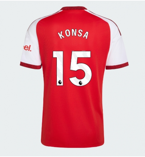 Arsenal Ezri Konsa #15 Heimtrikot 2026-27 Kurzarm Arsenal Ezri Konsa #15 Heimtrikot 2026-27 Kurzarm