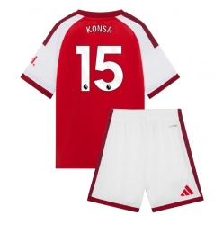 Arsenal Ezri Konsa #15 Heimtrikot Kinder 2026-27 Kurzarm (+ kurze hosen)