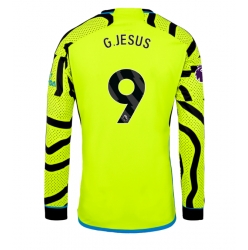 Arsenal Gabriel Jesus #9 Auswärtstrikot 2023-24 Langarm