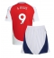 Arsenal Gabriel Jesus #9 Heimtrikot Kinder 2024-25 Kurzarm (+ kurze hosen)
