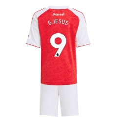 Arsenal Gabriel Jesus #9 Heimtrikot Kinder 2025-26 Kurzarm (+ kurze hosen)
