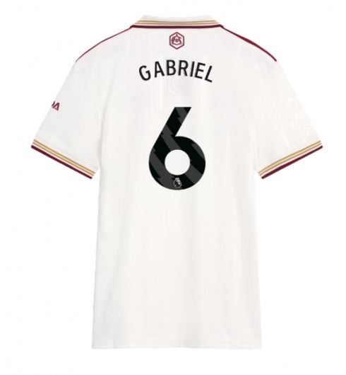 Arsenal Gabriel Magalhaes #6 3rd trikot Frauen 2025-26 Kurzarm Arsenal Gabriel Magalhaes #6 3rd trikot Frauen 2025-26 Kurzarm