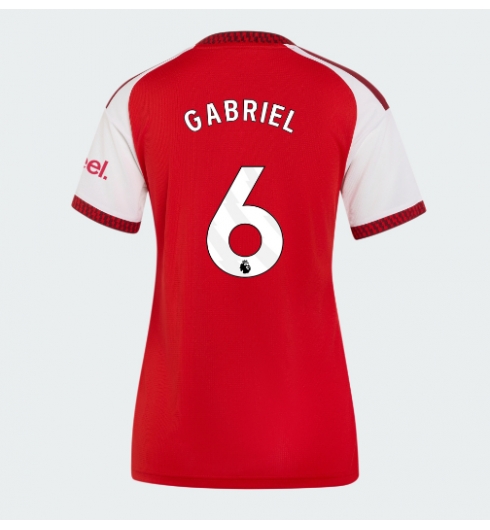 Arsenal Gabriel Magalhaes #6 Heimtrikot Frauen 2026-27 Kurzarm Arsenal Gabriel Magalhaes #6 Heimtrikot Frauen 2026-27 Kurzarm