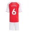 Arsenal Gabriel Magalhaes #6 Heimtrikot Kinder 2025-26 Kurzarm (+ kurze hosen)