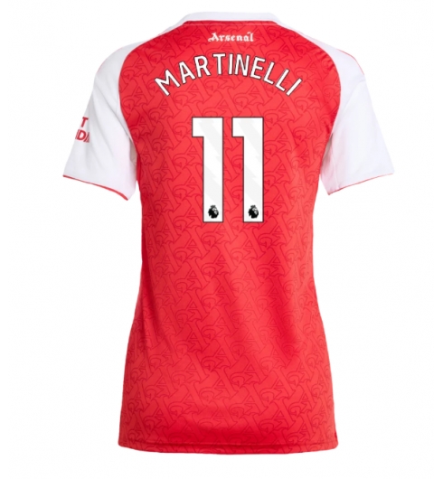 Arsenal Gabriel Martinelli #11 Heimtrikot Frauen 2025-26 Kurzarm Arsenal Gabriel Martinelli #11 Heimtrikot Frauen 2025-26 Kurzarm