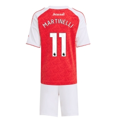 Arsenal Gabriel Martinelli #11 Heimtrikot Kinder 2025-26 Kurzarm (+ kurze hosen)