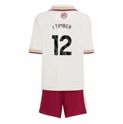 Arsenal Jurrien Timber #12 3rd trikot Kinder 2025-26 Kurzarm (+ kurze hosen)