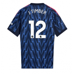 Arsenal Jurrien Timber #12 Auswärtstrikot 2025-26 Kurzarm