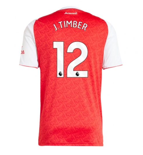 Arsenal Jurrien Timber #12 Heimtrikot 2025-26 Kurzarm Arsenal Jurrien Timber #12 Heimtrikot 2025-26 Kurzarm