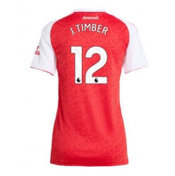 Arsenal Jurrien Timber #12 Heimtrikot Frauen 2025-26 Kurzarm