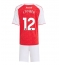 Arsenal Jurrien Timber #12 Heimtrikot Kinder 2025-26 Kurzarm (+ kurze hosen)
