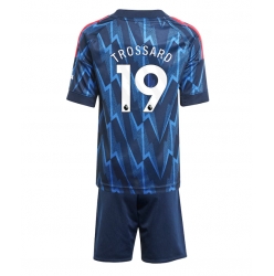 Arsenal Leandro Trossard #19 Auswärtstrikot Kinder 2025-26 Kurzarm (+ kurze hosen)