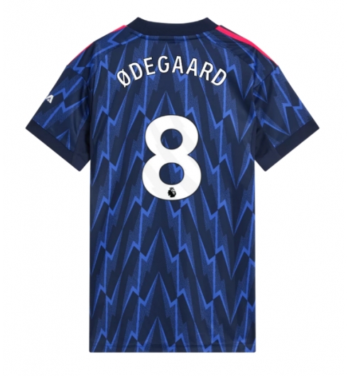 Arsenal Martin Odegaard #8 Auswärtstrikot Frauen 2025-26 Kurzarm Arsenal Martin Odegaard #8 Auswärtstrikot Frauen 2025-26 Kurzarm