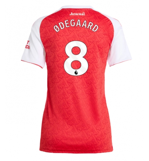Arsenal Martin Odegaard #8 Heimtrikot Frauen 2025-26 Kurzarm Arsenal Martin Odegaard #8 Heimtrikot Frauen 2025-26 Kurzarm