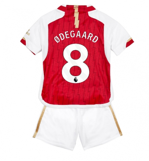 Arsenal Martin Odegaard #8 Heimtrikot Kinder 2023-24 Kurzarm (+ kurze hosen)