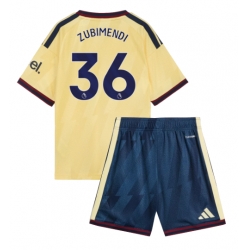 Arsenal Martin Zubimendi #36 3rd trikot Kinder 2026-27 Kurzarm (+ kurze hosen)