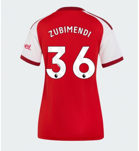 Arsenal Martin Zubimendi #36 Heimtrikot Frauen 2026-27 Kurzarm Arsenal Martin Zubimendi #36 Heimtrikot Frauen 2026-27 Kurzarm