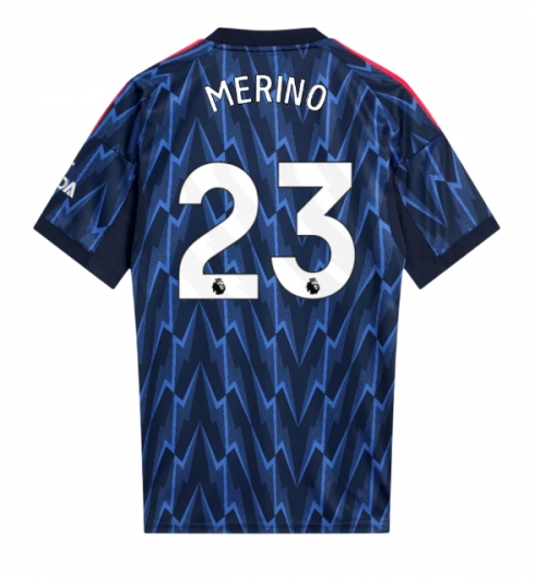 Arsenal Mikel Merino #23 Auswärtstrikot 2025-26 Kurzarm Arsenal Mikel Merino #23 Auswärtstrikot 2025-26 Kurzarm