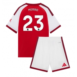 Arsenal Mikel Merino #23 Heimtrikot Kinder 2026-27 Kurzarm (+ kurze hosen)