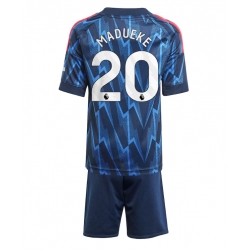 Arsenal Noni Madueke #20 Auswärtstrikot Kinder 2025-26 Kurzarm (+ kurze hosen)