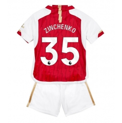 Arsenal Oleksandr Zinchenko #35 Heimtrikot Kinder 2023-24 Kurzarm (+ kurze hosen)