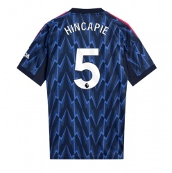 Arsenal Piero Hincapie #5 Auswärtstrikot 2025-26 Kurzarm