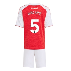 Arsenal Piero Hincapie #5 Heimtrikot Kinder 2025-26 Kurzarm (+ kurze hosen)