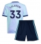 Arsenal Riccardo Calafiori #33 3rd trikot Kinder 2024-25 Kurzarm (+ kurze hosen)