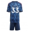 Arsenal Riccardo Calafiori #33 Auswärtstrikot Kinder 2025-26 Kurzarm (+ kurze hosen)