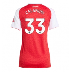 Arsenal Riccardo Calafiori #33 Heimtrikot Frauen 2025-26 Kurzarm