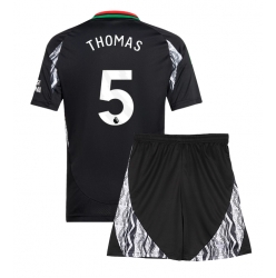 Arsenal Thomas Partey #5 Auswärtstrikot Kinder 2024-25 Kurzarm (+ kurze hosen)