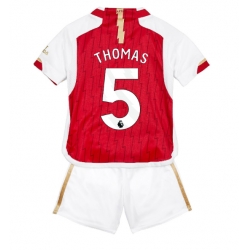 Arsenal Thomas Partey #5 Heimtrikot Kinder 2023-24 Kurzarm (+ kurze hosen)