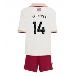 Arsenal Viktor Gyokeres #14 3rd trikot Kinder 2025-26 Kurzarm (+ kurze hosen)