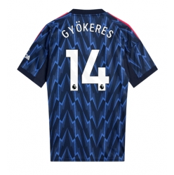 Arsenal Viktor Gyokeres #14 Auswärtstrikot 2025-26 Kurzarm Arsenal Viktor Gyokeres #14 Auswärtstrikot 2025-26 Kurzarm