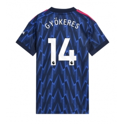 Arsenal Viktor Gyokeres #14 Auswärtstrikot Frauen 2025-26 Kurzarm