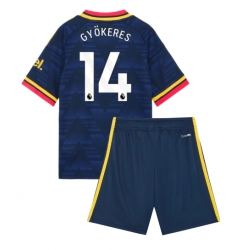 Arsenal Viktor Gyokeres #14 Auswärtstrikot Kinder 2026-27 Kurzarm (+ kurze hosen)