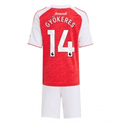 Arsenal Viktor Gyokeres #14 Heimtrikot Kinder 2025-26 Kurzarm (+ kurze hosen)