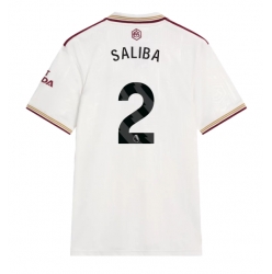 Arsenal William Saliba #2 3rd trikot 2025-26 Kurzarm