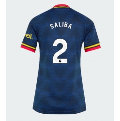 Arsenal William Saliba #2 Auswärtstrikot Frauen 2026-27 Kurzarm