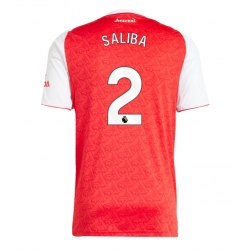 Arsenal William Saliba #2 Heimtrikot 2025-26 Kurzarm
