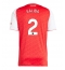 Arsenal William Saliba #2 Heimtrikot 2025-26 Kurzarm